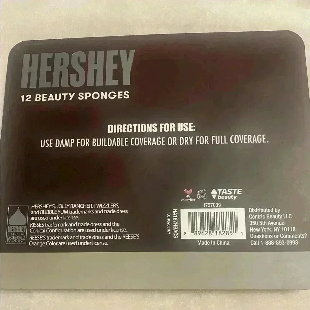 Hershey 12 Makeup Sponges. NIB Great for yourself or a gift!!